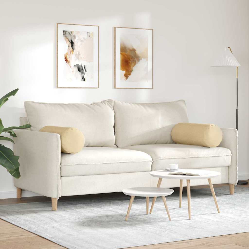 vidaXL Μαξιλάρια Στήριγμα 2 pcs Γκρι Πράσινο Ø 25 x 70 cm