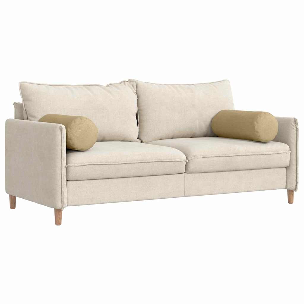 vidaXL Μαξιλάρια Στήριγμα 2 pcs Γκρι Πράσινο Ø 25 x 70 cm