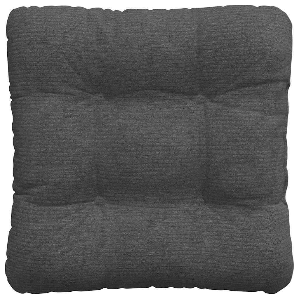 vidaXL Μαξιλάρια καθισμάτων 4 pcs Σκούρο Γκρι 40 x 40 cm