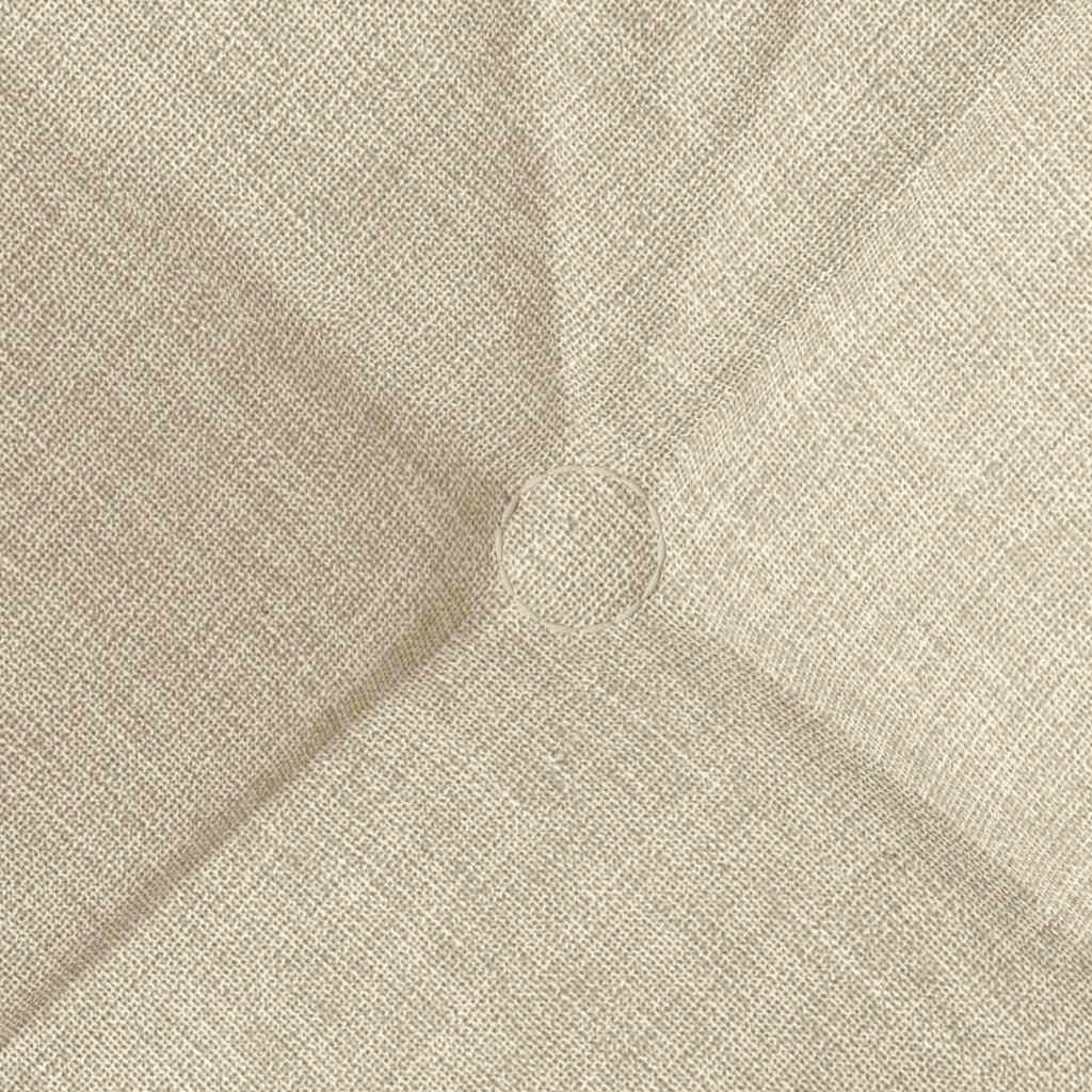 vidaXL Μαξιλάρια καθισμάτων 4 pcs Κρεμ 45 x 45 x 12 εκ. ύφασμα