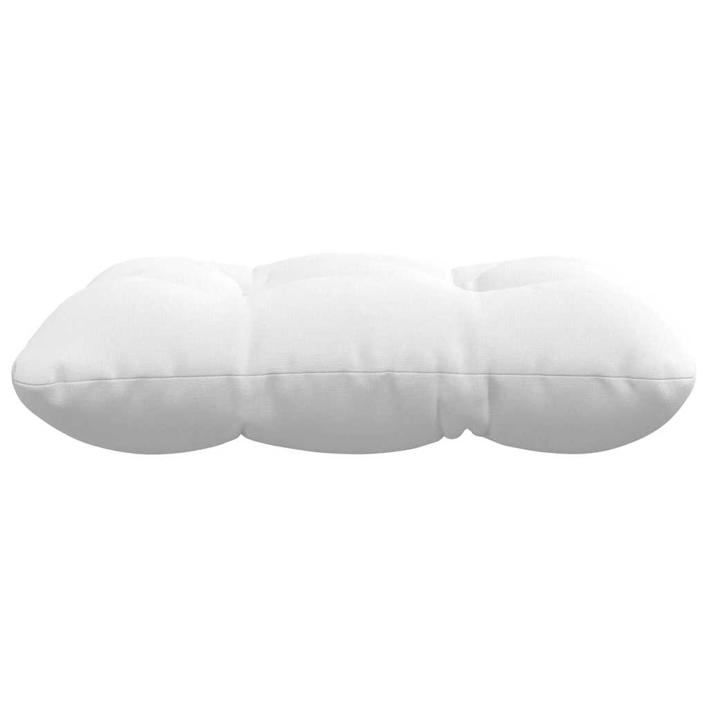 vidaXL Μαξιλάρια καθισμάτων 4 pcs Λευκό 45 x 45 x 12 εκ. ύφασμα