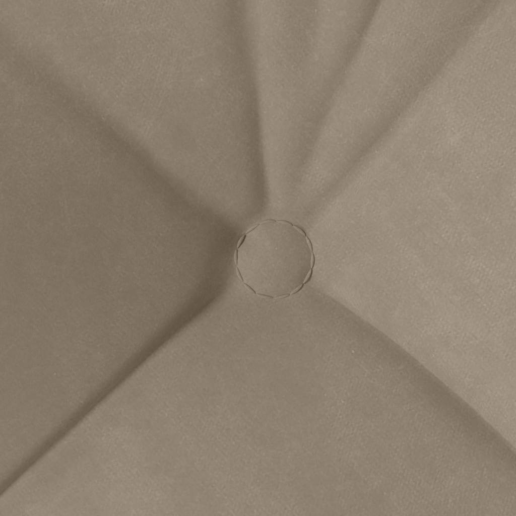 vidaXL Μαξιλάρια καθισμάτων 4 pcs Taupe 45 x 45 cm Ύφασμα Μικροΐνας