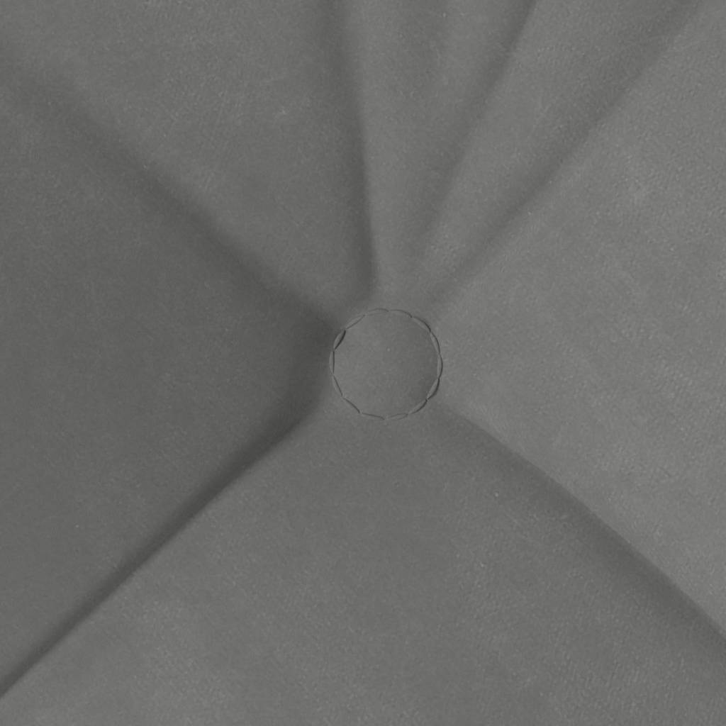 vidaXL Μαξιλάρια καθισμάτων 4 pcs Σκούρο Γκρι 45 x 45 cm