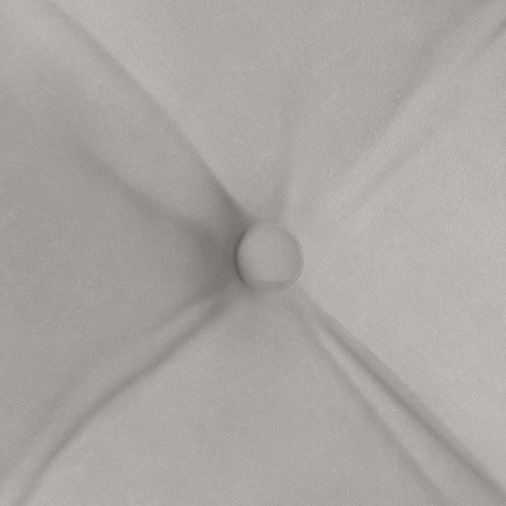 vidaXL Μαξιλάρια καθισμάτων 4 pcs Ανοιχτό γκρι 40 x 40 x 6 cm