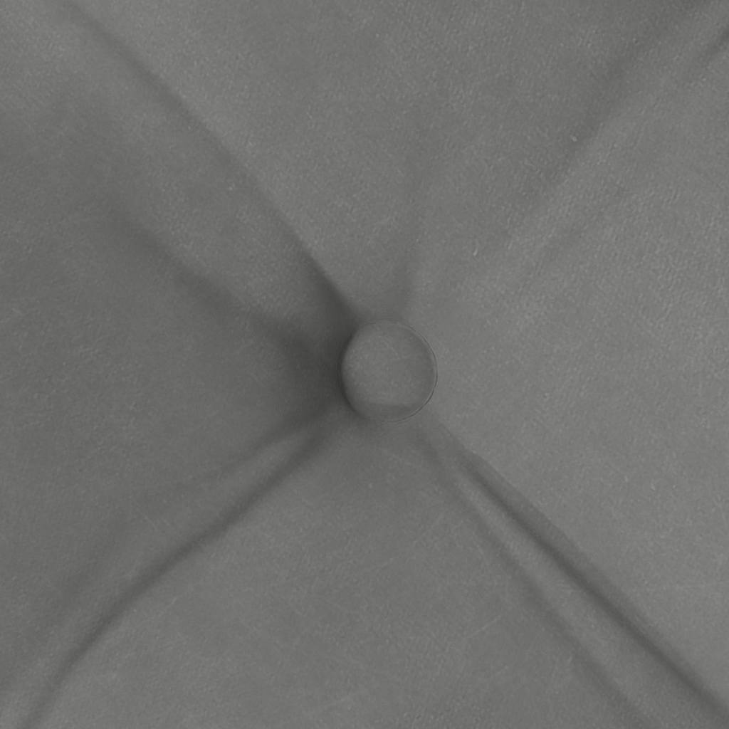 vidaXL Μαξιλάρια καθισμάτων 4 pcs Σκούρο Γκρι 40 x 40 x 6 cm Μικροΐνες