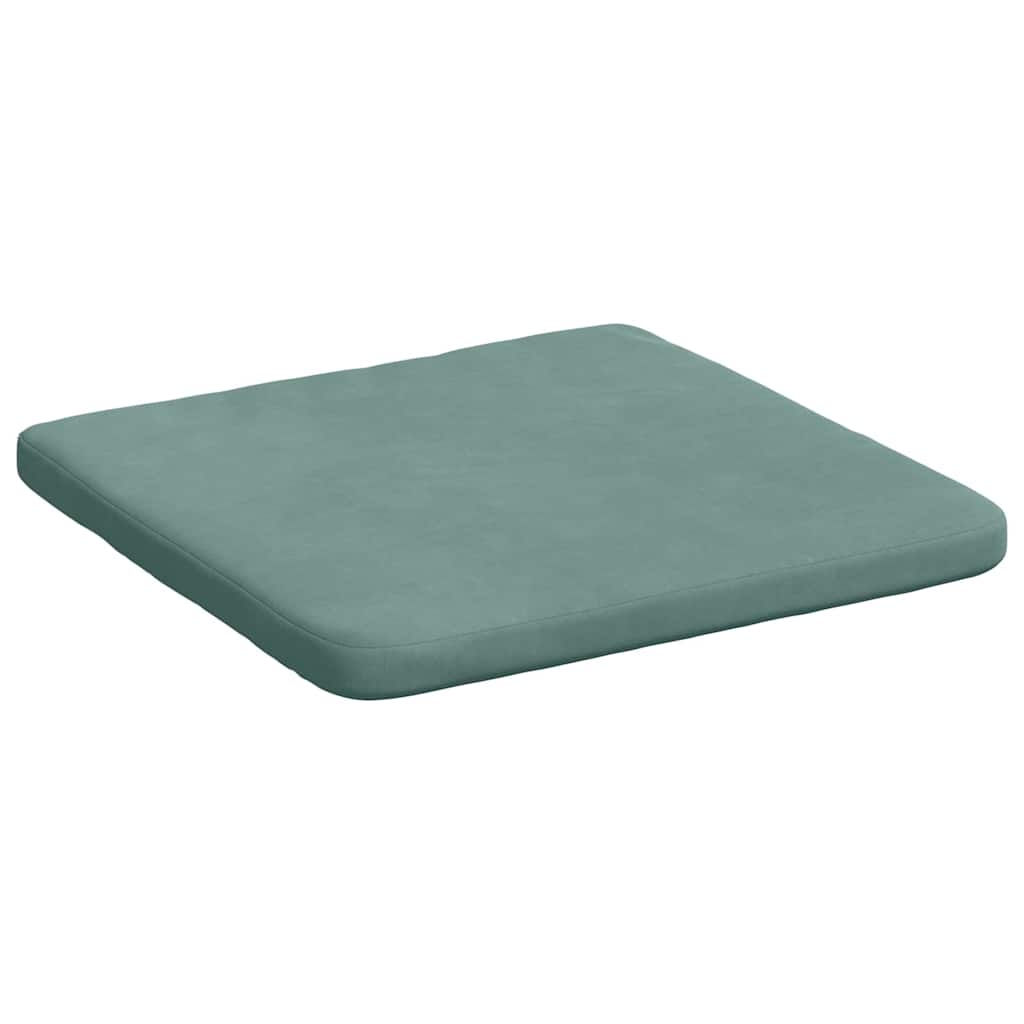 vidaXL Μαξιλάρια καθισμάτων 4 pcs Θαλασσί 40 x 40 x 3 cm Βελούδο