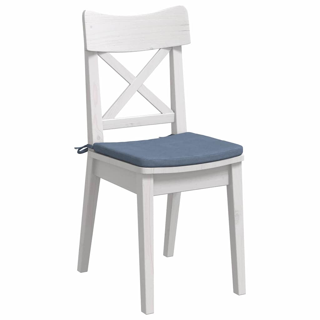 vidaXL Μαξιλάρια καθισμάτων 4 pcs Μπλε 40 x 40 x 3 cm