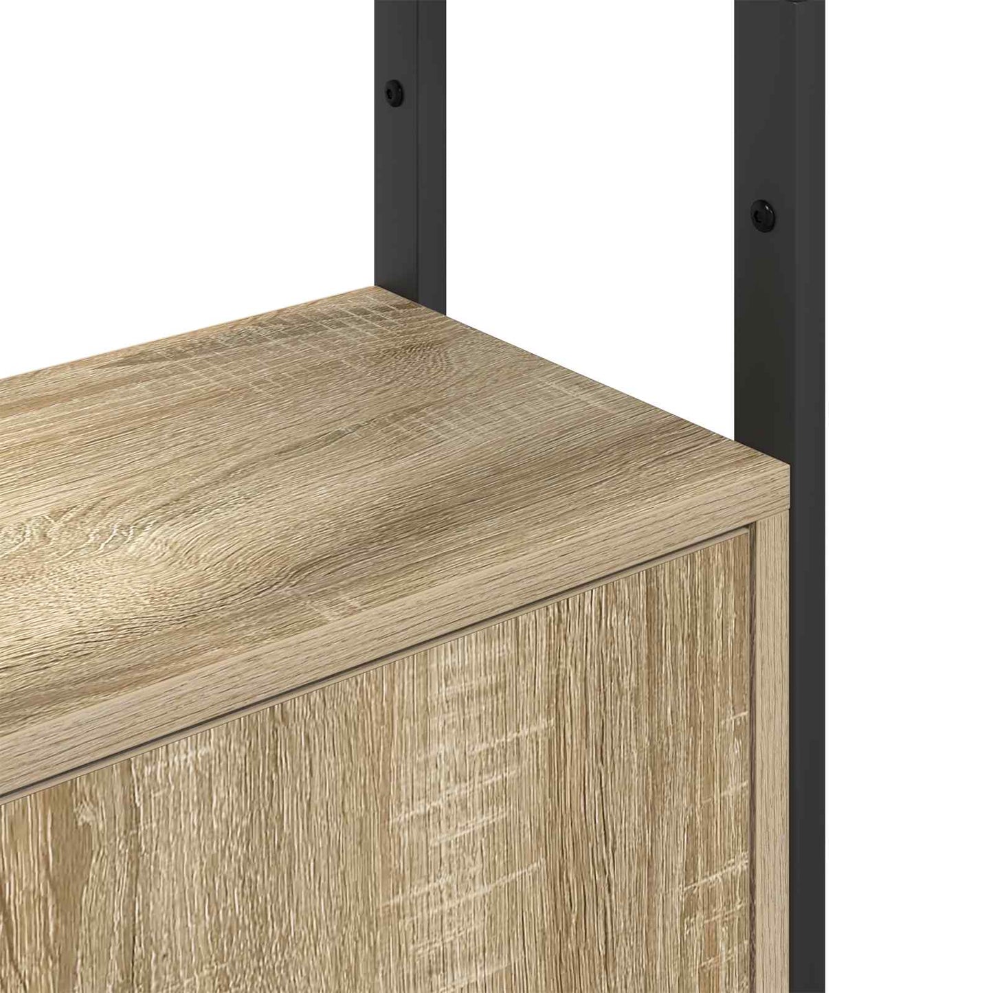 vidaXL Βιβλιοθήκη Δρύς Sonoma 40 x 24 x 161 εκ Επεξεργασμένο ξύλο