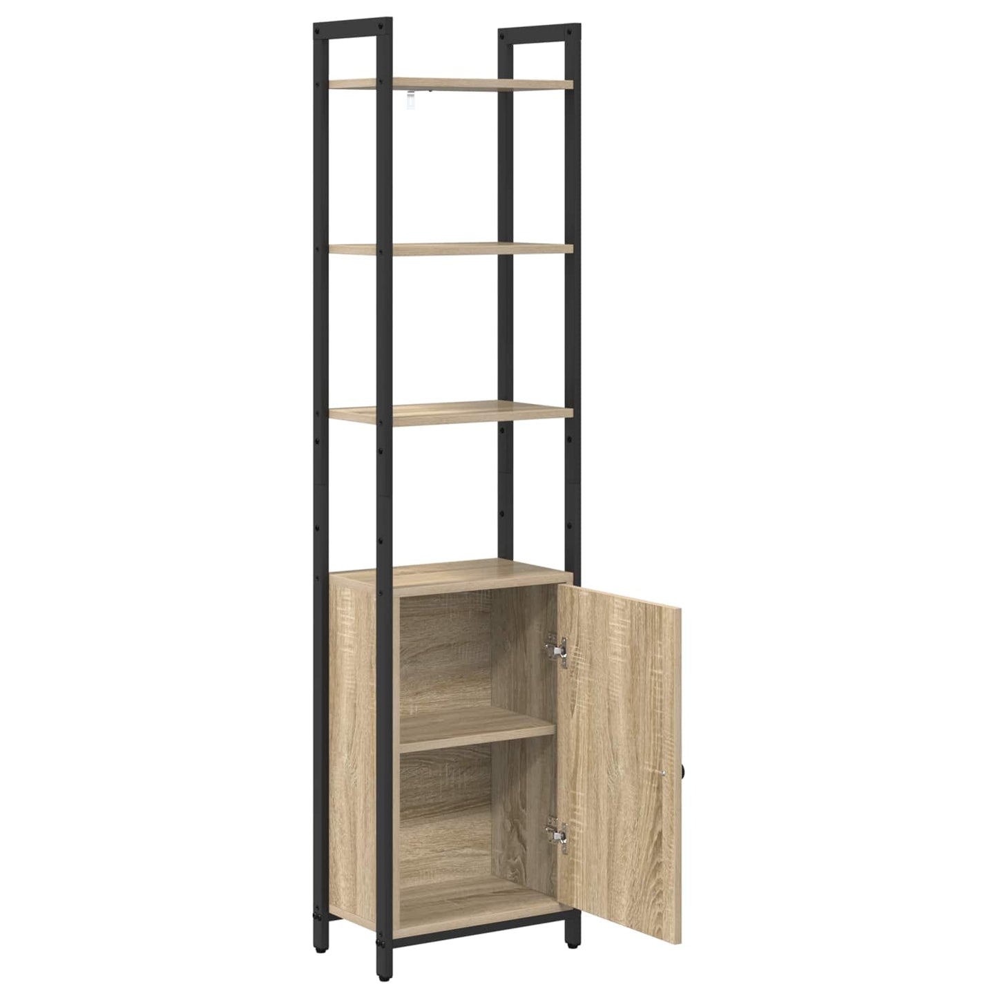 vidaXL Βιβλιοθήκη Δρύς Sonoma 40 x 24 x 161 εκ Επεξεργασμένο ξύλο