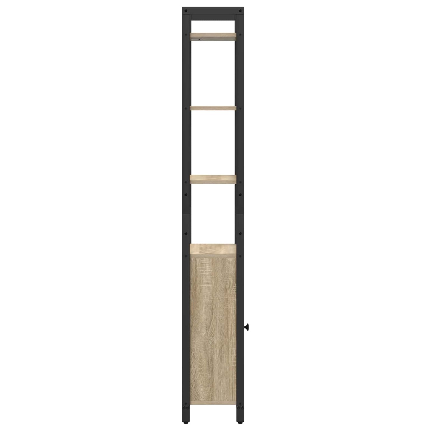 vidaXL Βιβλιοθήκη Δρύς Sonoma 40 x 24 x 161 εκ Επεξεργασμένο ξύλο