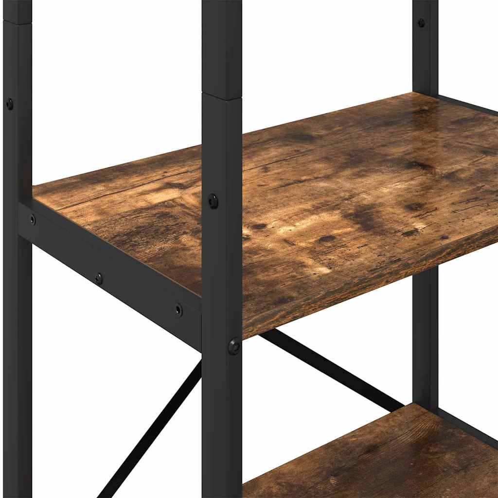 vidaXL Ράφι Βιβλίων Καπνιστό Δρύς 56 x 34 x 171 εκ Επεξεργασμένο ξύλο