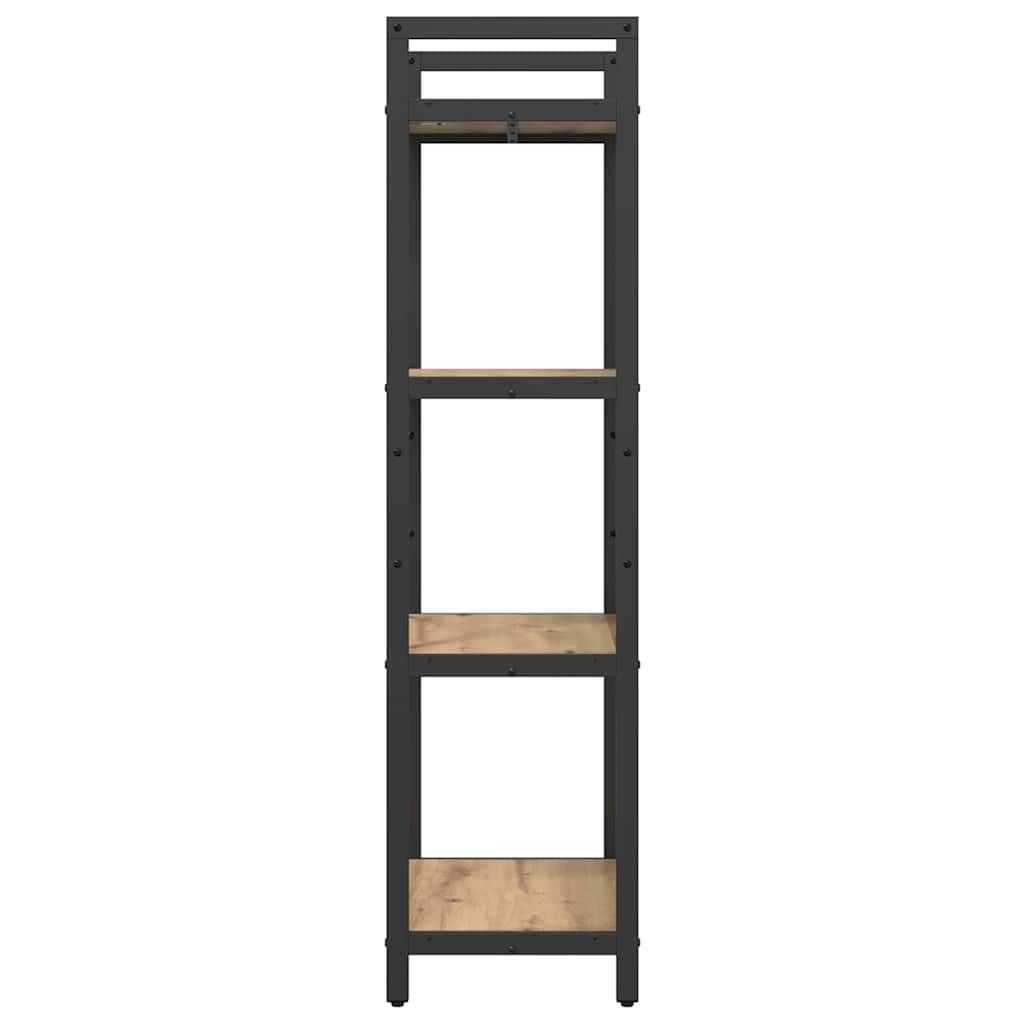 vidaXL Ράφι Βιβλίων Artisan Oak 56 x 34 x 133,5 εκ Επεξεργασμένο ξύλο