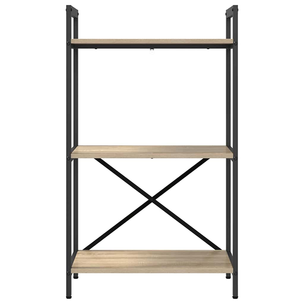 vidaXL Ράφι Βιβλίων Δρύς Sonoma 56 x 34 x 96 εκ Επεξεργασμένο ξύλο