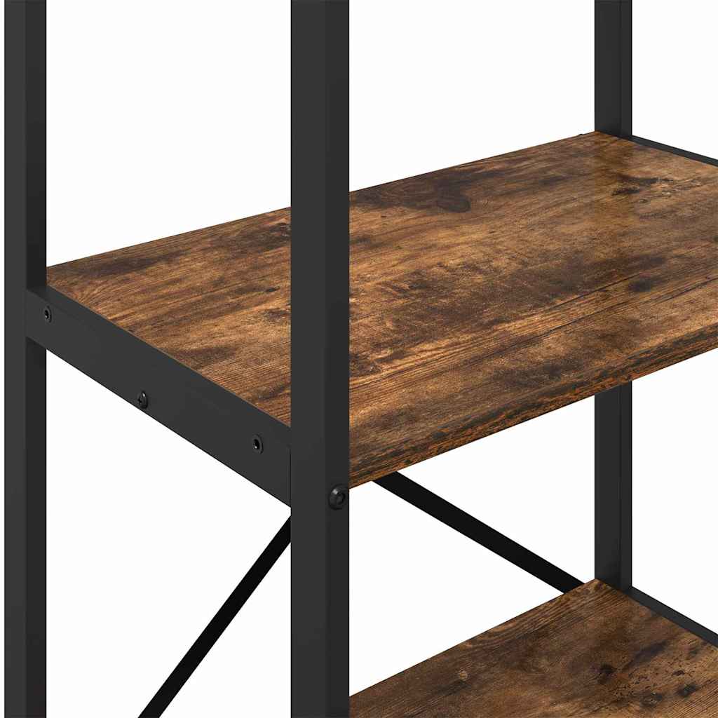 vidaXL Ράφι Βιβλίων Καπνιστό Δρύς 56 x 34 x 96 εκ Επεξεργασμένο ξύλο