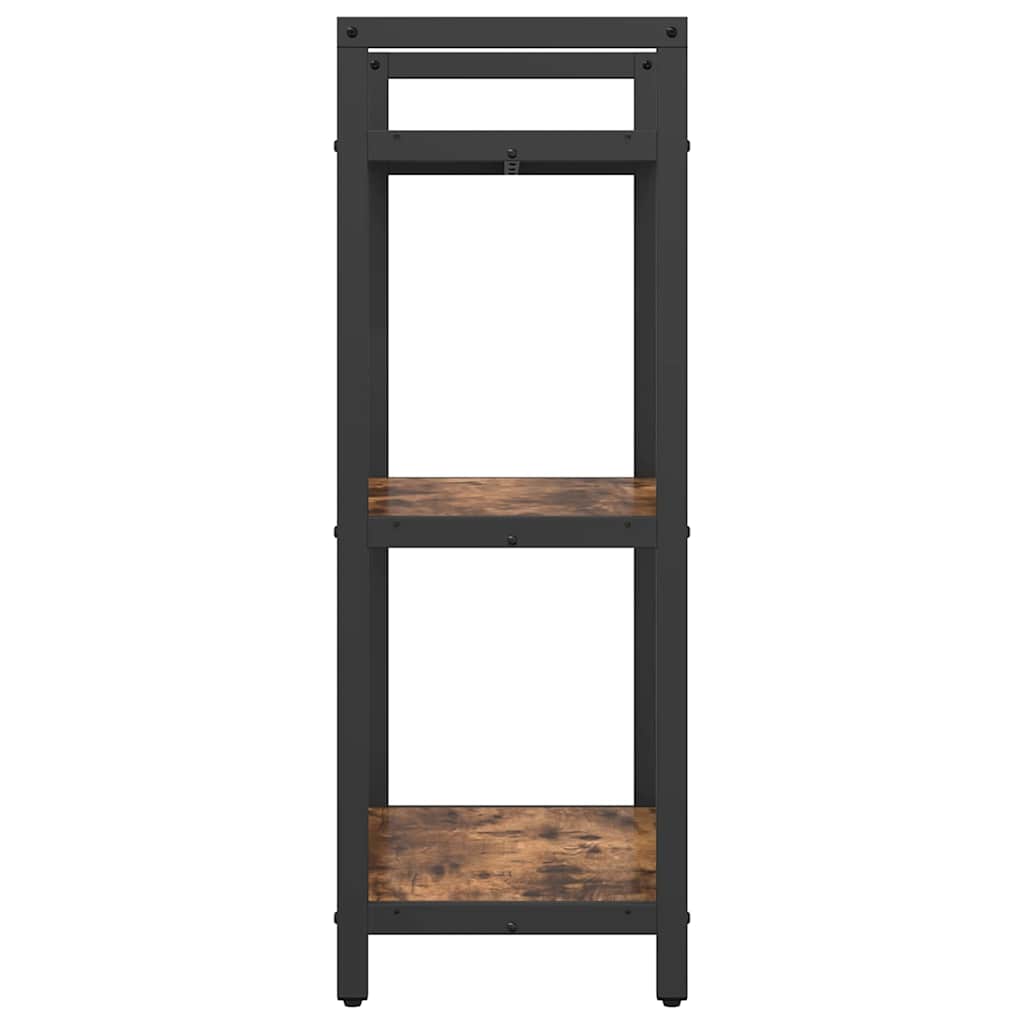 vidaXL Ράφι Βιβλίων Καπνιστό Δρύς 56 x 34 x 96 εκ Επεξεργασμένο ξύλο