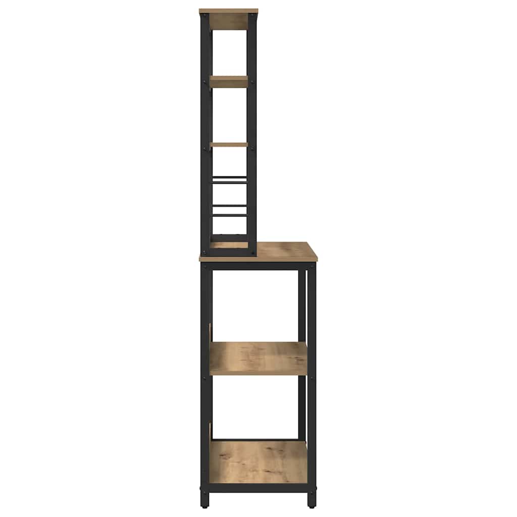 vidaXL Ράφι Κουζίνας Artisan Oak 80 x 40 x 168 εκ Επεξεργασμένο ξύλο