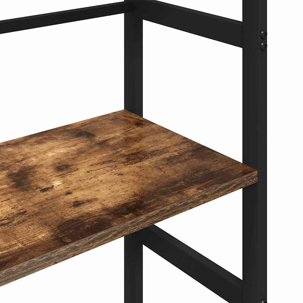 vidaXL Ράφι Βιβλίων Καπνιστό Δρύς 40 x 29,5 x 115 εκ