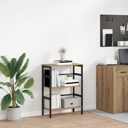 vidaXL Ράφι Βιβλίων Artisan Oak 60 x 29,5 x 81 εκ Επεξεργασμένο ξύλο