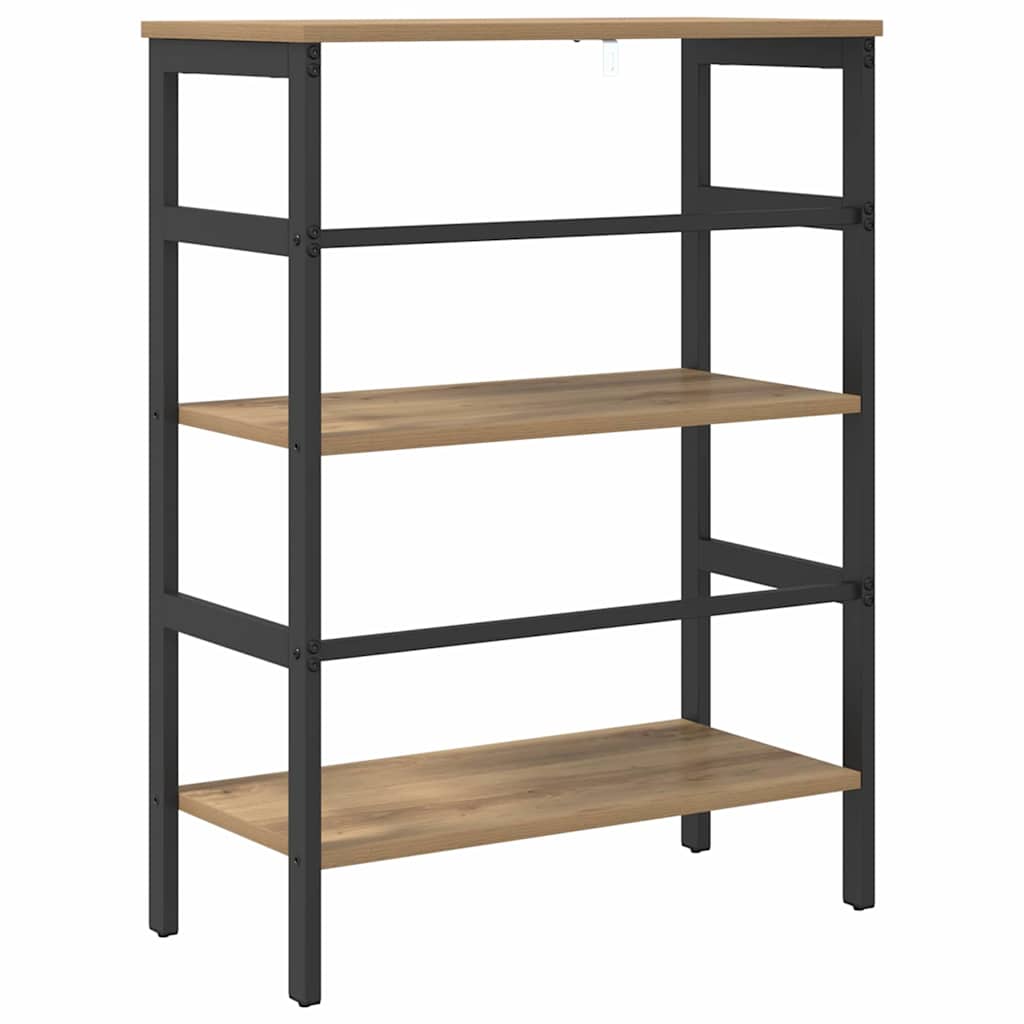 vidaXL Ράφι Βιβλίων Artisan Oak 60 x 29,5 x 81 εκ Επεξεργασμένο ξύλο