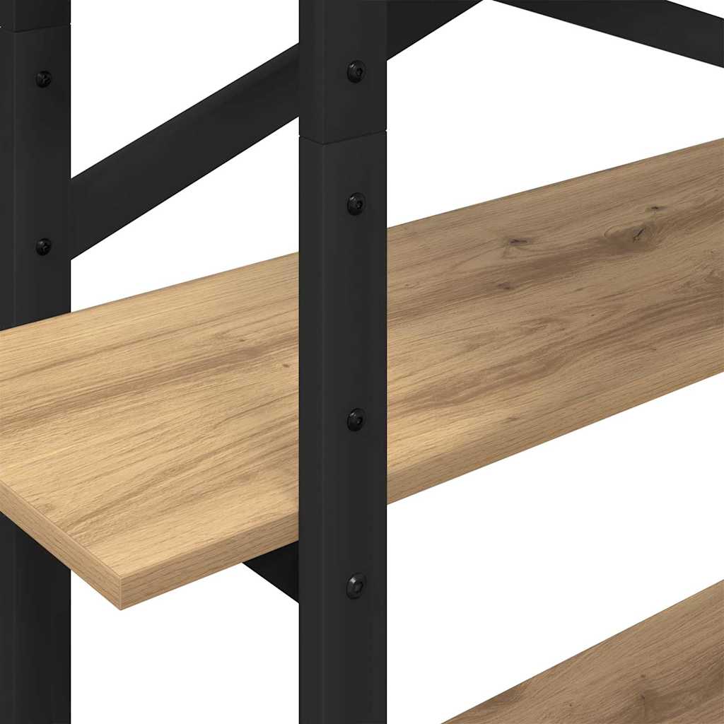 vidaXL Ράφι Βιβλίων Artisan Oak 100 x 33,5 x 140 εκ Επεξεργασμένο ξύλο