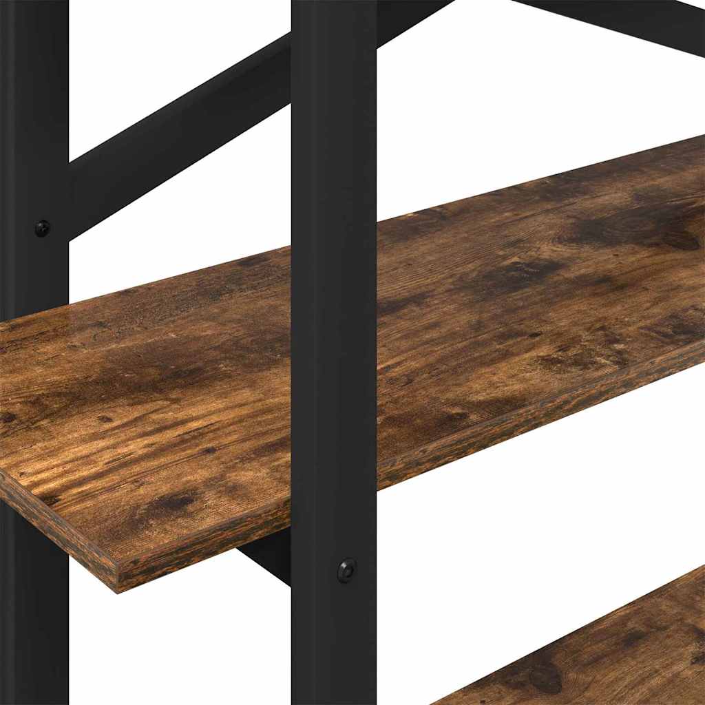 vidaXL Ράφι Βιβλίων Καπνιστό Δρύς 100 x 33,5 x 102 εκ