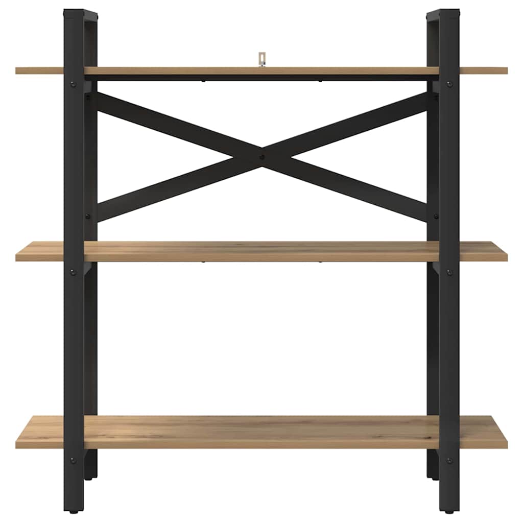 vidaXL Ράφι Βιβλίων Artisan Oak 100 x 33,5 x 102 εκ Επεξεργασμένο ξύλο