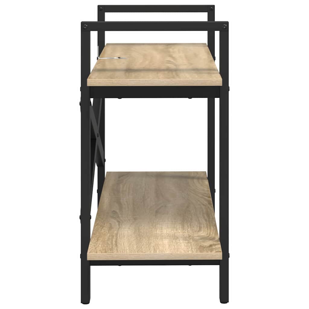 vidaXL Ράφι Βιβλίων Δρύς Sonoma 100 x 33,5 x 64 εκ Επεξεργασμένο ξύλο