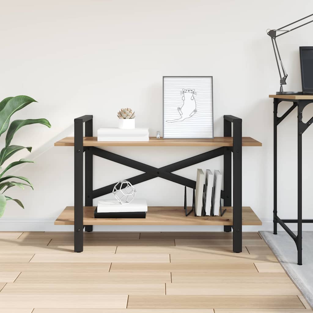 vidaXL Ράφι Βιβλίων Artisan Oak 100 x 33,5 x 64 εκ Επεξεργασμένο ξύλο