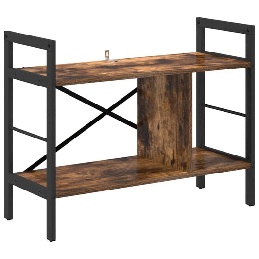 vidaXL Ράφι Βιβλίων Καπνιστό Δρύς 75 x 30 x 58,5 εκ.