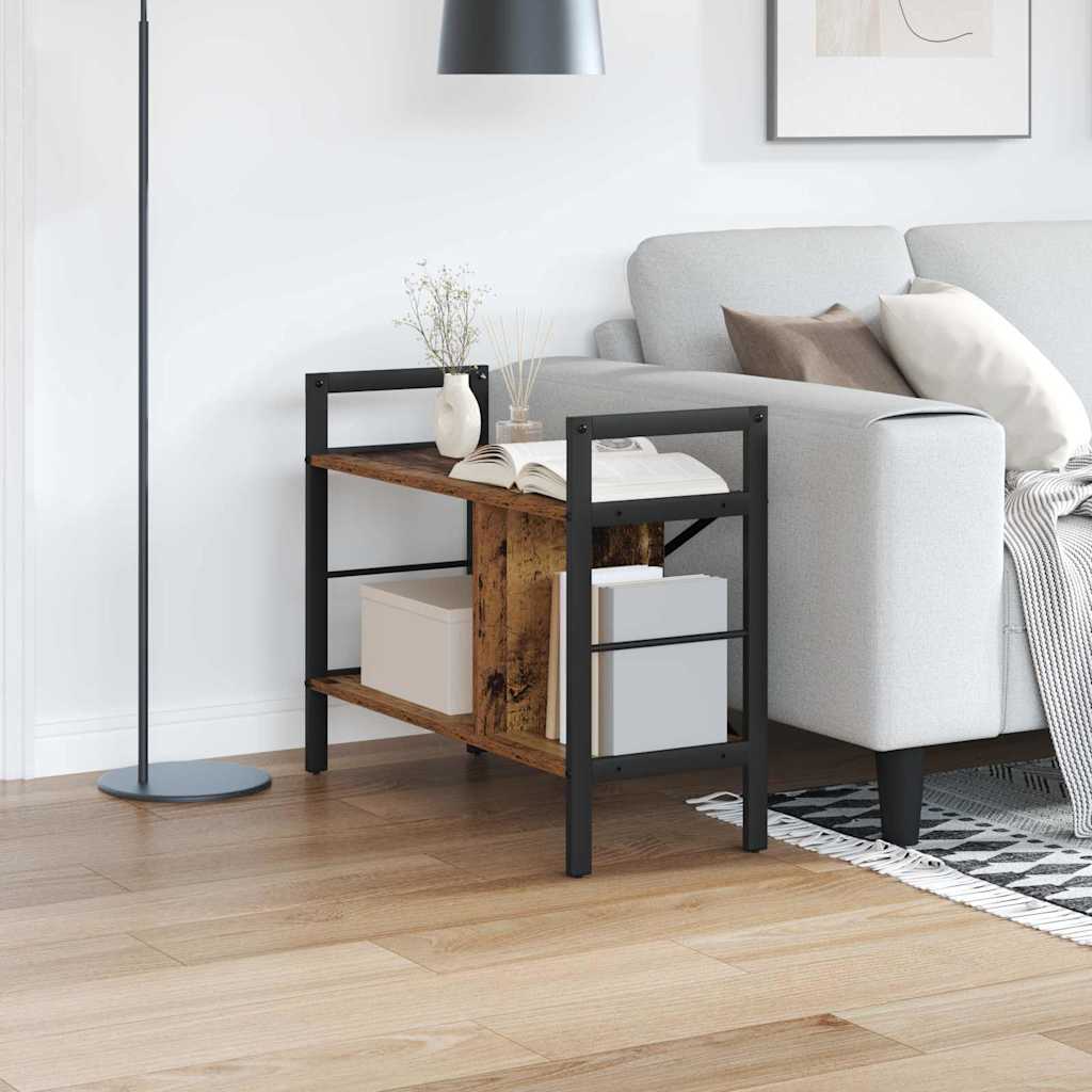 vidaXL Ράφι Βιβλίων Παλιό Ξύλο 75 x 30 x 58,5 εκ. Επεξεργασμένο ξύλο