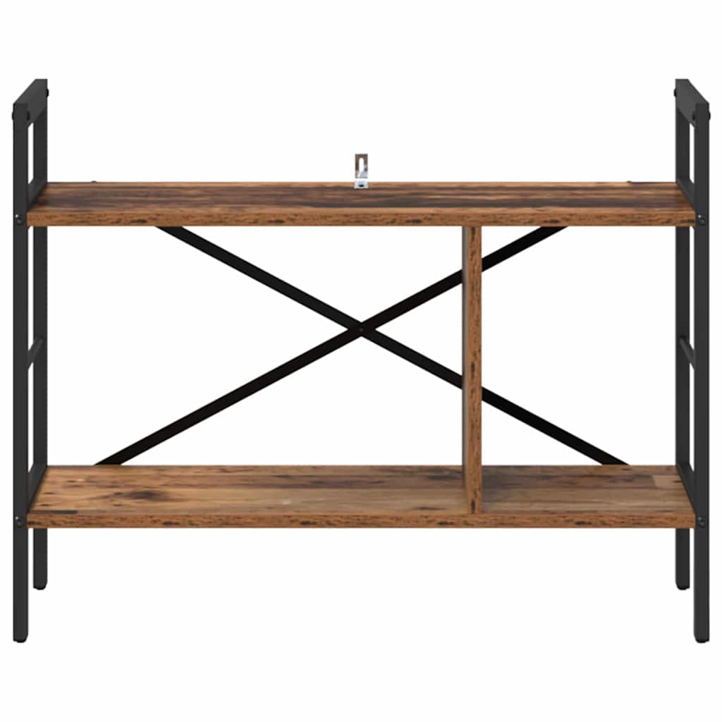 vidaXL Ράφι Βιβλίων Παλιό Ξύλο 75 x 30 x 58,5 εκ. Επεξεργασμένο ξύλο