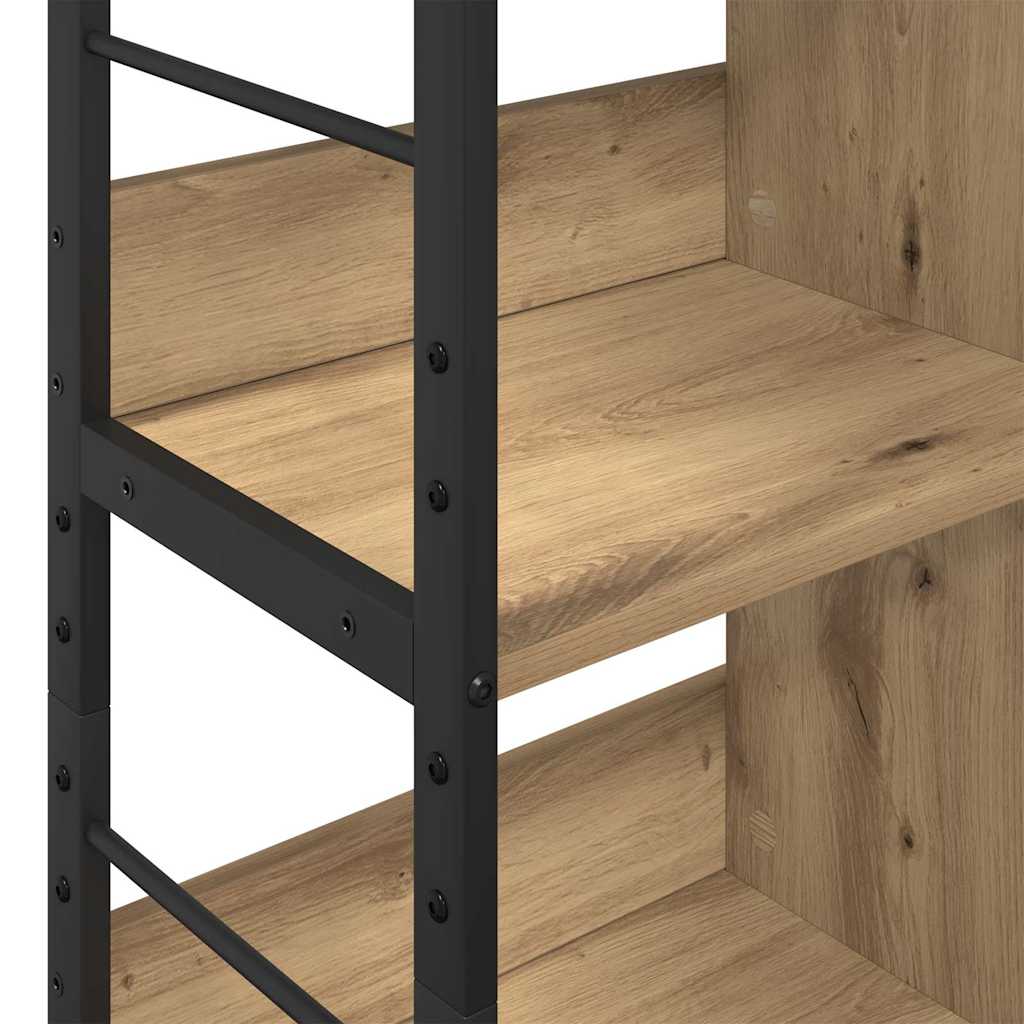 vidaXL Ράφι Βιβλίων Artisan Oak 82 x 32 x 112 εκ. Επεξεργασμένο ξύλο