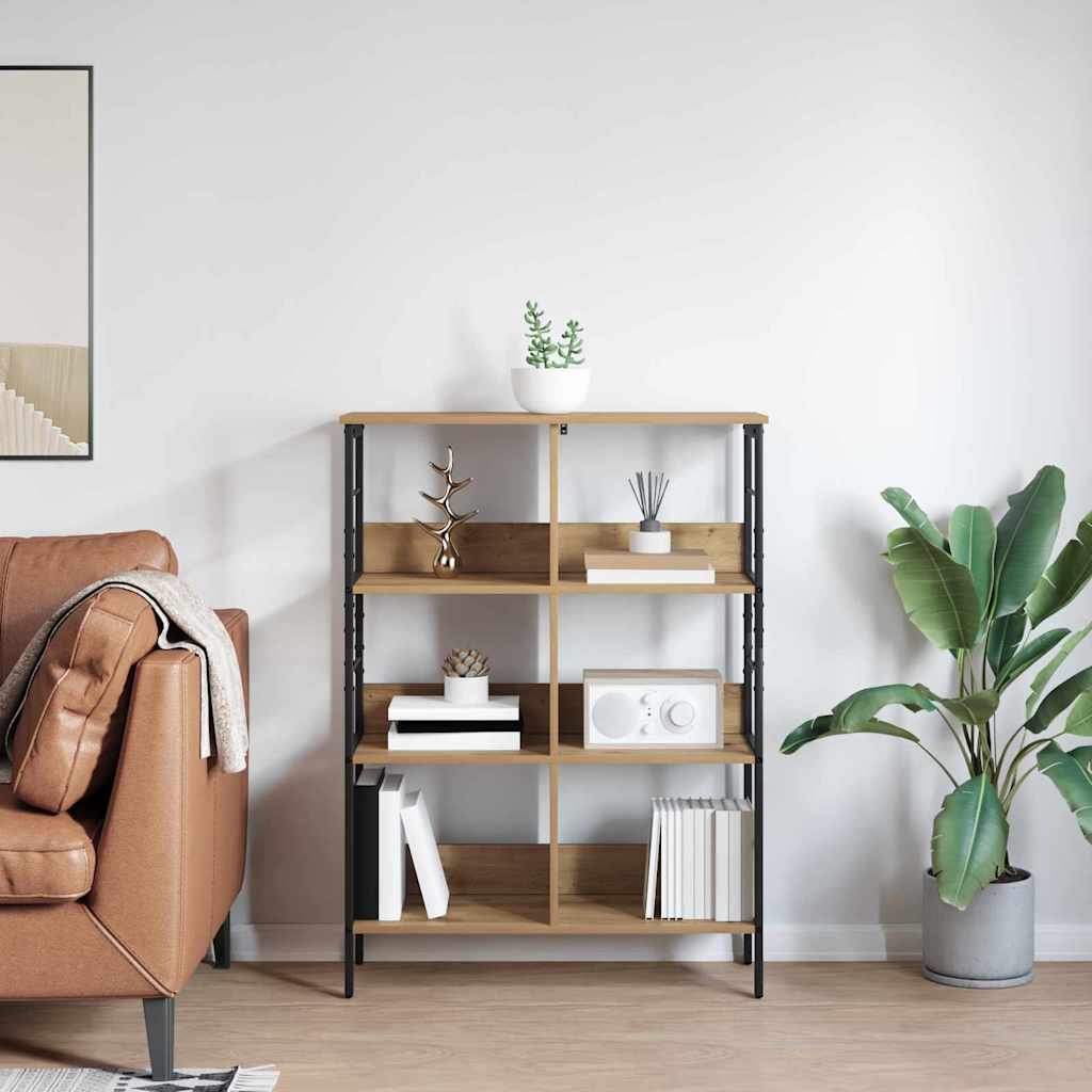 vidaXL Ράφι Βιβλίων Artisan Oak 82 x 32 x 112 εκ. Επεξεργασμένο ξύλο