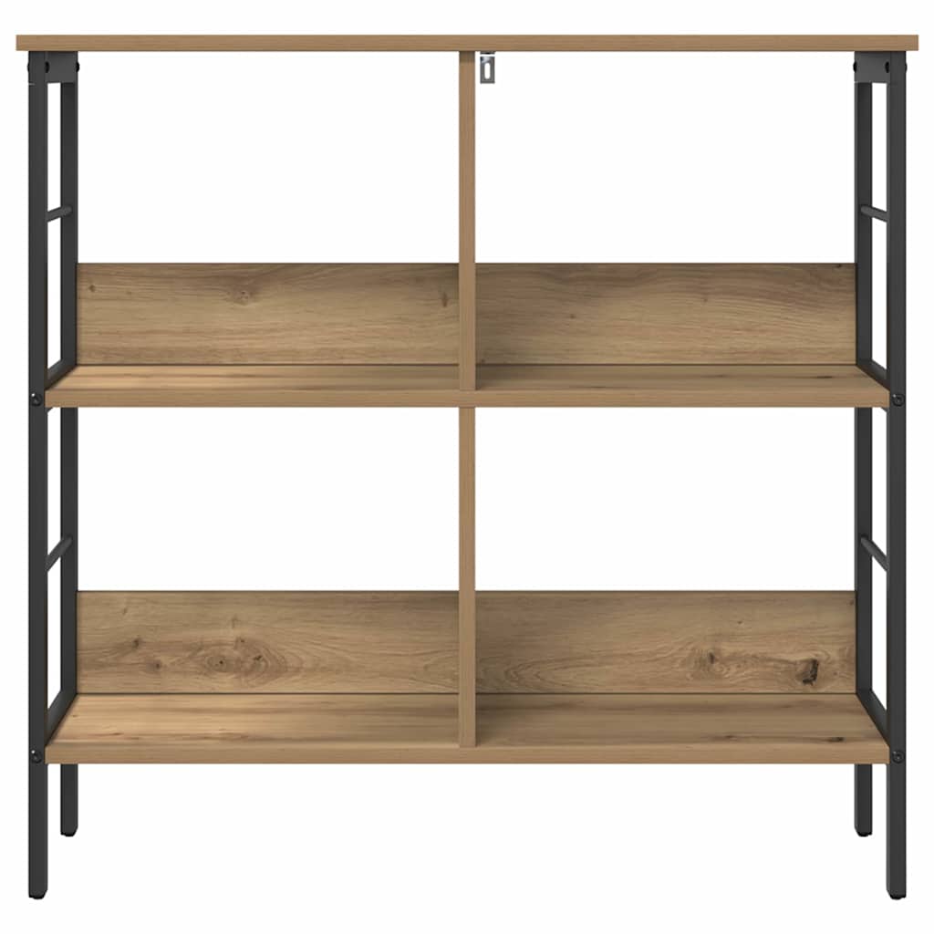 vidaXL Ράφι Βιβλίων Artisan Oak 82 x 32 x 79 εκ. Επεξεργασμένο ξύλο