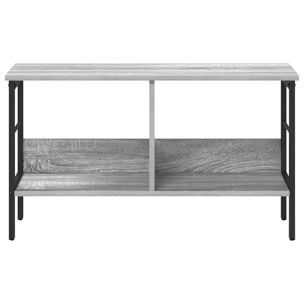 vidaXL Ράφι Βιβλίων Γκρίζο Σονομα 82 x 32 x 47 εκ. Επεξεργασμένο ξύλο