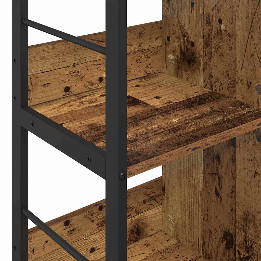 vidaXL Ράφι Βιβλίων Παλιό Ξύλο 102 x 32 x 104,5 εκ. Επεξεργασμένο ξύλο