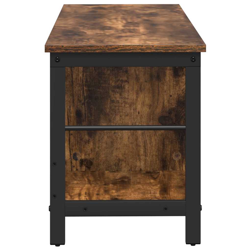 vidaXL Ράφι Βιβλίων Καπνιστό Δρύς 102 x 32 x 40,5 εκ.