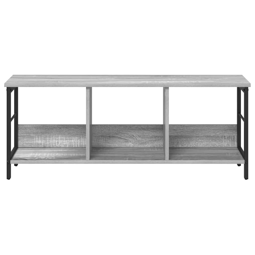 vidaXL Ράφι Βιβλίων Γκρίζο Σονομα 102 x 32 x 40,5 εκ.