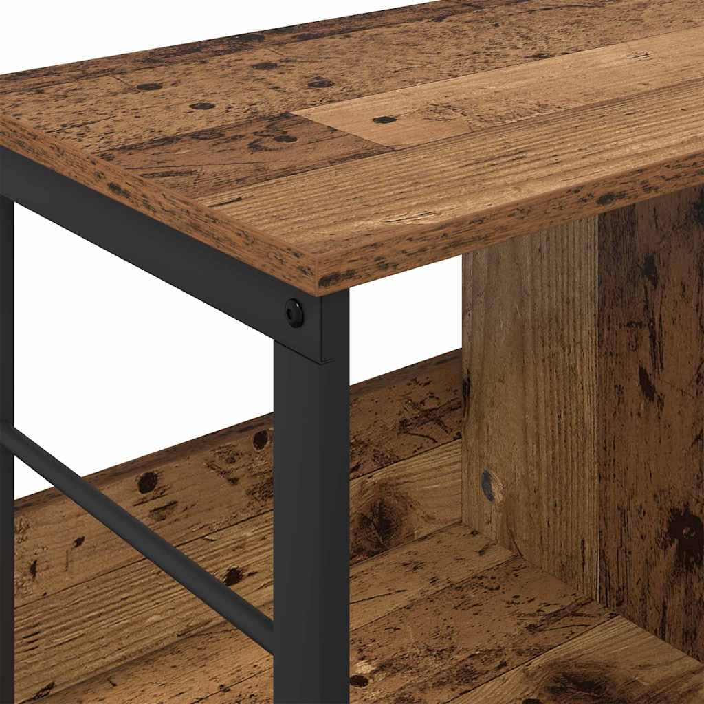 vidaXL Ράφι Βιβλίων Παλιό Ξύλο 102 x 32 x 40,5 εκ. Επεξεργασμένο ξύλο