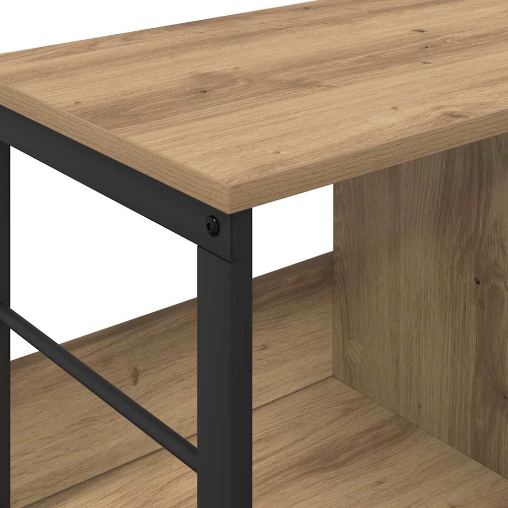 vidaXL Ράφι Βιβλίων Artisan Oak 102 x 32 x 40,5 εκ. Επεξεργασμένο ξύλο