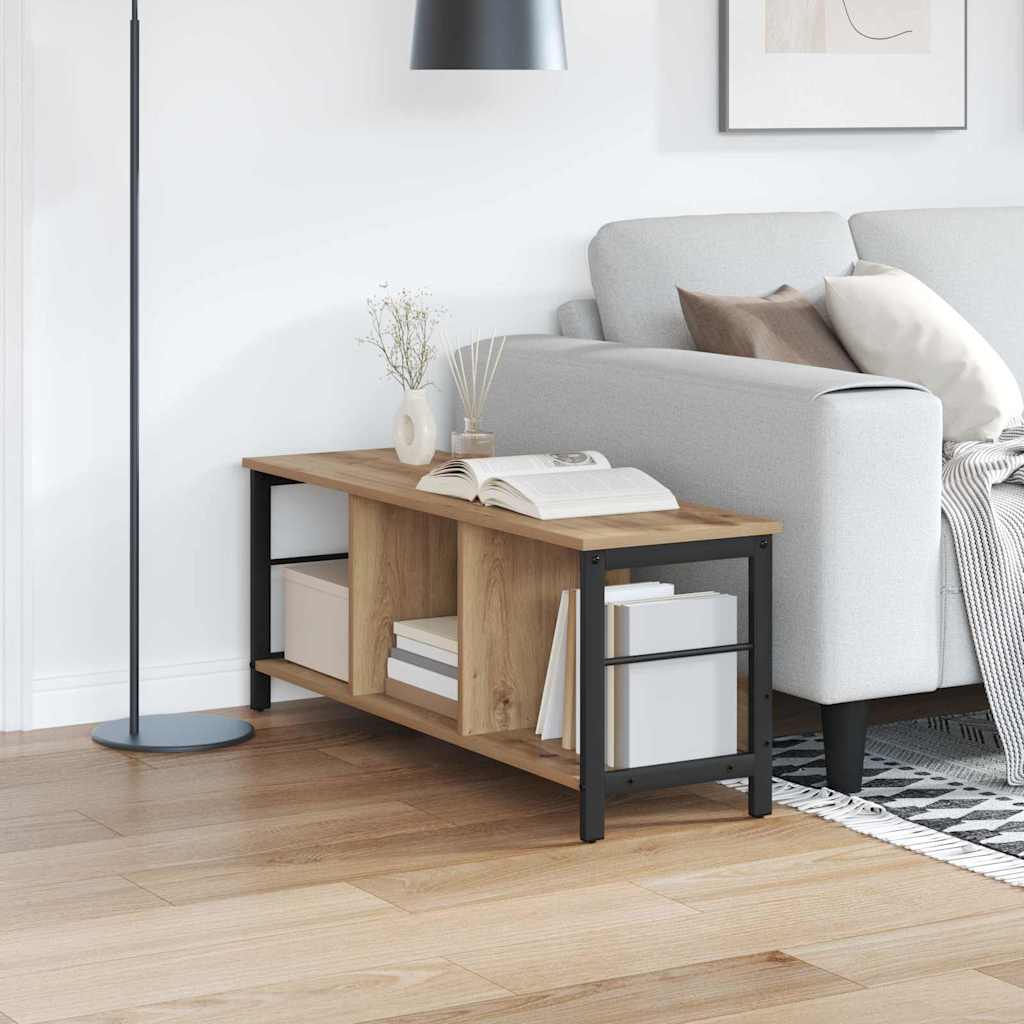 vidaXL Ράφι Βιβλίων Artisan Oak 102 x 32 x 40,5 εκ. Επεξεργασμένο ξύλο