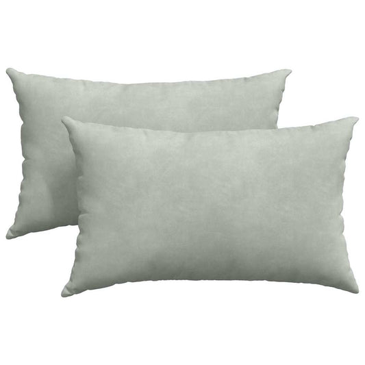 vidaXL Μαξιλάρι Καναπέ 2 pcs Ανοιχτό γκρι 50 x 30 cm