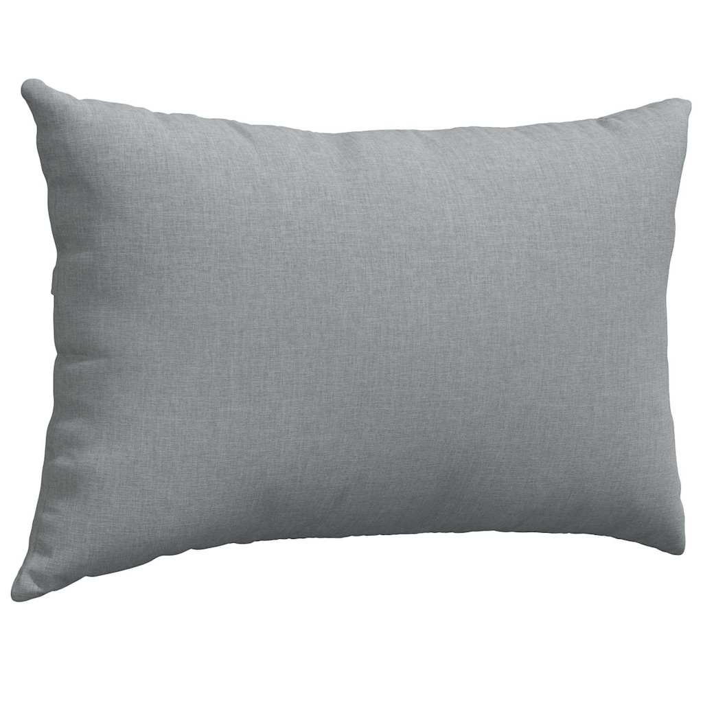 vidaXL Μαξιλάρι Καναπέ 2 pcs Ανοιχτό γκρι 60 x 40 cm ύφασμα