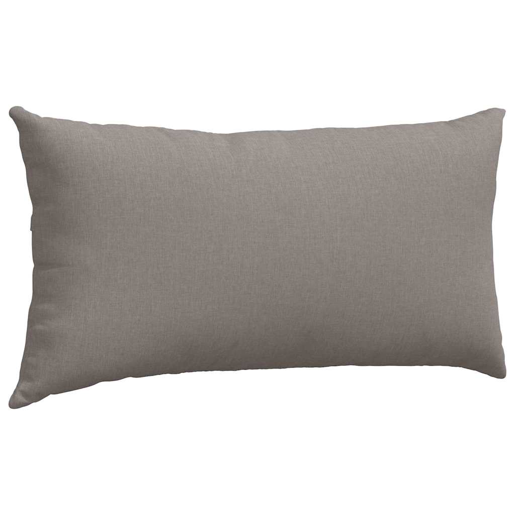 vidaXL Μαξιλάρι Καναπέ 2 pcs Taupe 80 x 40 cm ύφασμα