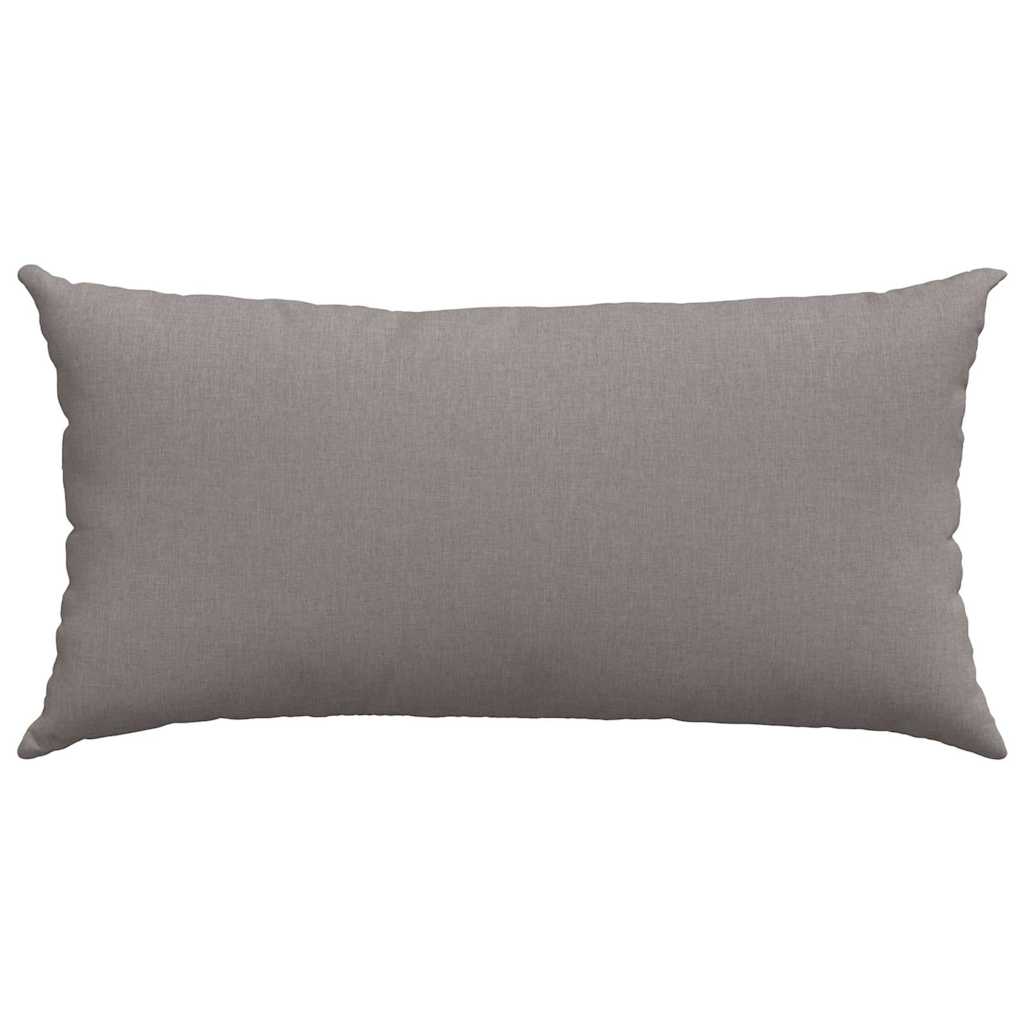 vidaXL Μαξιλάρι Καναπέ 2 pcs Taupe 80 x 40 cm ύφασμα