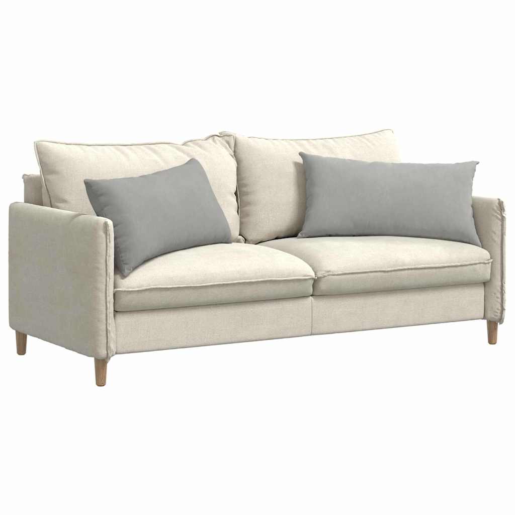 vidaXL Μαξιλάρι Καναπέ 2 pcs Ανοιχτό γκρι 80 x 40 cm ύφασμα