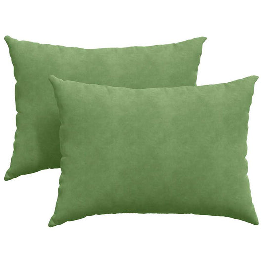 vidaXL Μαξιλάρι Καναπέ 2 pcs Ανοιχτό πράσινο 70 x 50 cm
