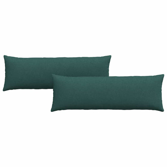 vidaXL Μαξιλάρι Καναπέ 2 pcs Σκούρο Πράσινο 120 x 40 cm ύφασμα