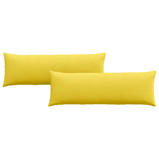 vidaXL Μαξιλάρι Καναπέ 2 pcs Απαλό Κίτρινο 120 x 40 cm ύφασμα