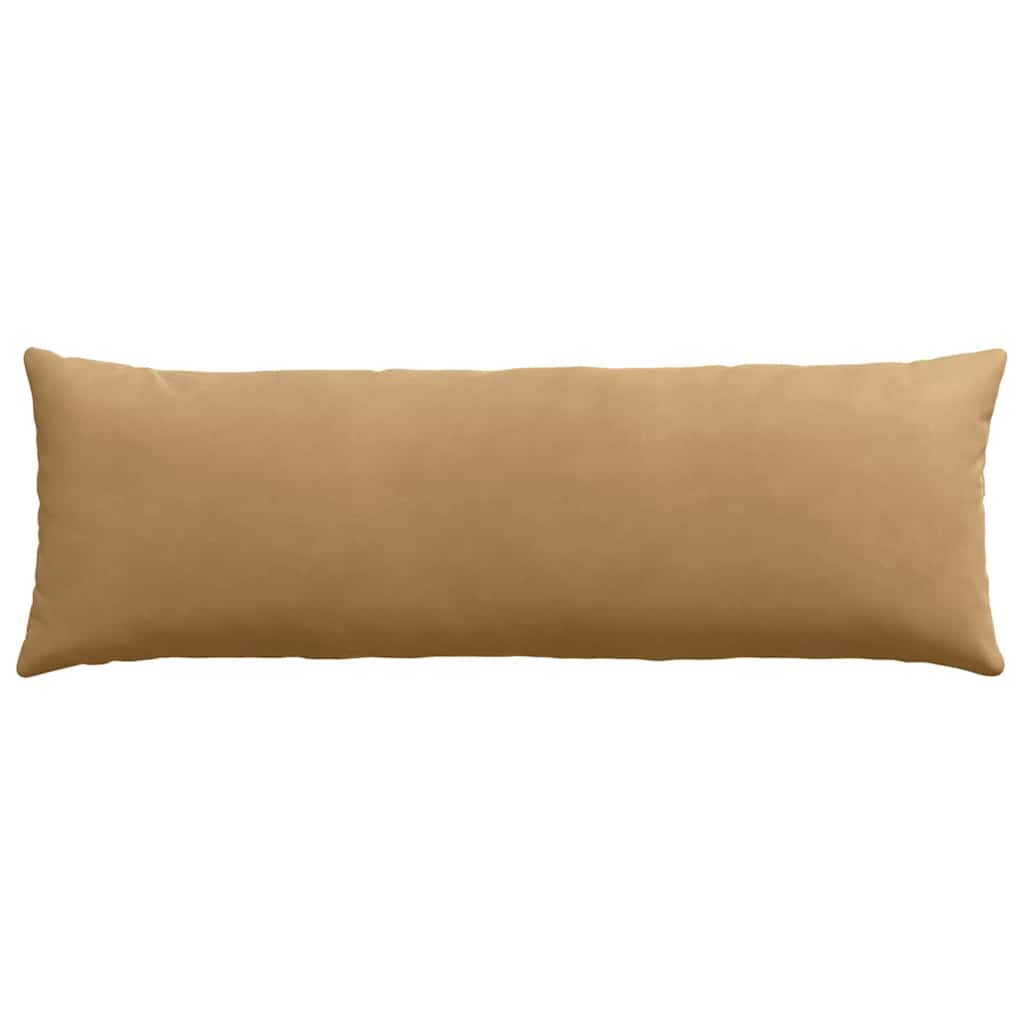 vidaXL Μαξιλάρι Καναπέ 2 pcs Καφέ 120 x 40 cm Υφασμάτινο Κορντουρά